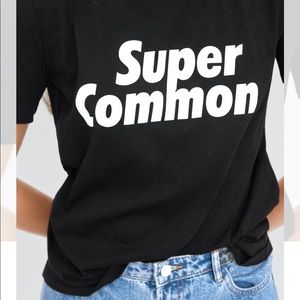 NWT ZARA trafaluc Black White Graphic Tee, S.
